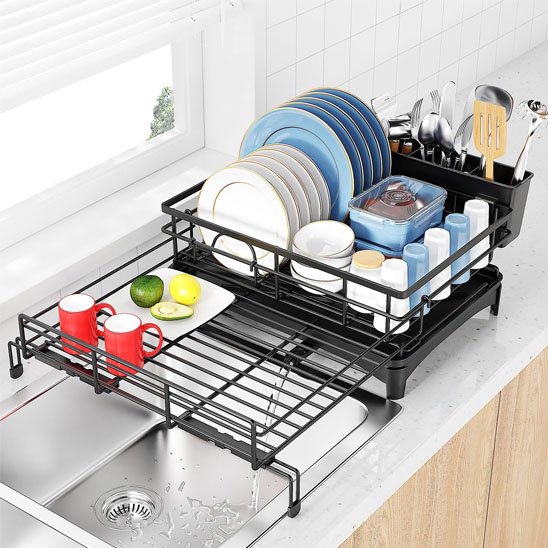 Egouttoir vaisselle idéale pour une cuisine propre et bien rangée 